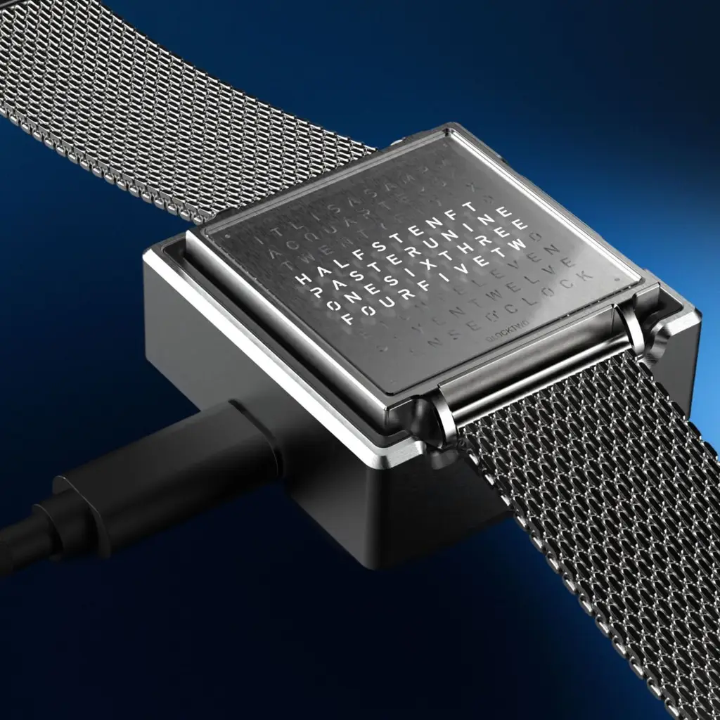 QLOCKTWO W – Designer wristwatch with iconic word display | QLOCKTWO